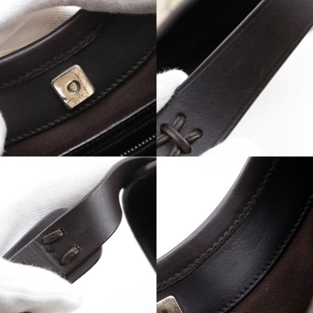 Gucci 1669 GG Canvas Brown Shoulder Bag - Picture 9 of 10